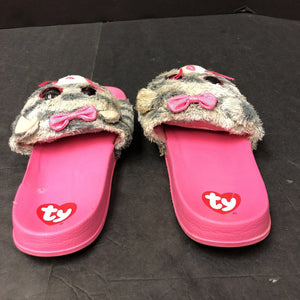Girls Cat Slide On Shoes