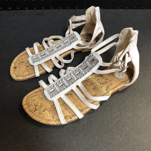 Girls Rhinestone Sandals