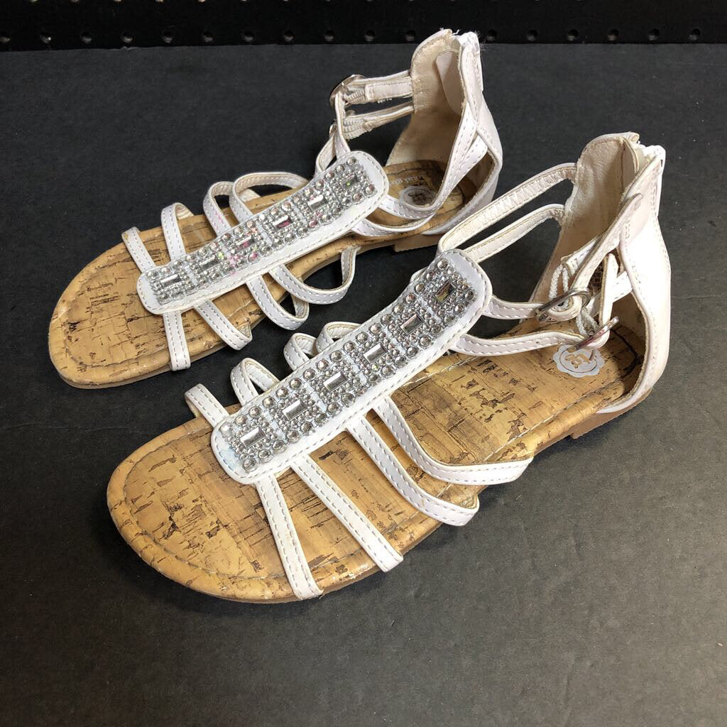Girls Rhinestone Sandals