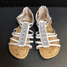 Load image into Gallery viewer, Girls Rhinestone Sandals
