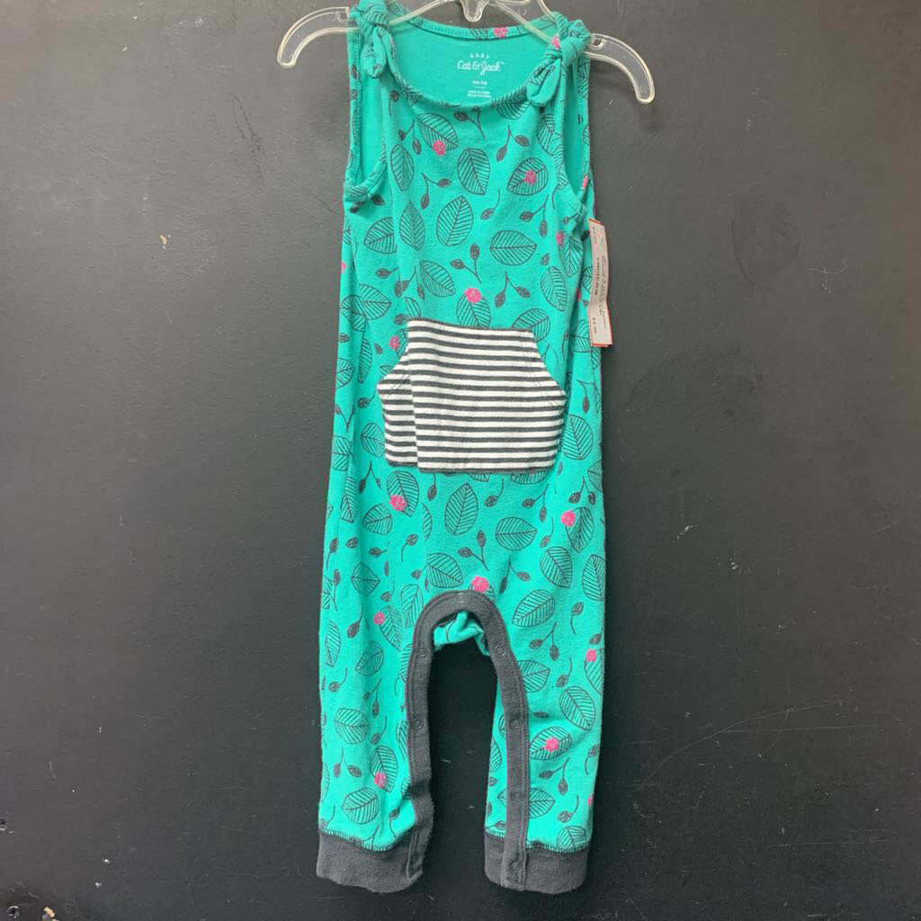 Leaf Pattern Jumpsuit
