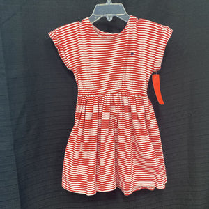Striped heart dress