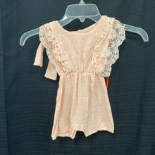 Load image into Gallery viewer, Lace Romper w/ ribbon
