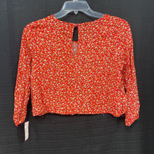 Load image into Gallery viewer, Floral crop top
