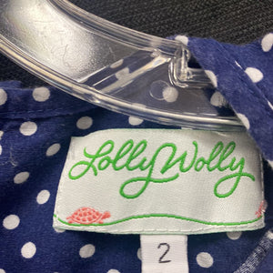"C" Polka dot dress