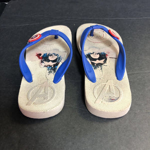 Boys Captain America Flip Flops