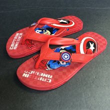 Load image into Gallery viewer, Boys Captain America Flip Flops
