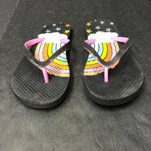 Load image into Gallery viewer, Girls Rainbow Flip Flops
