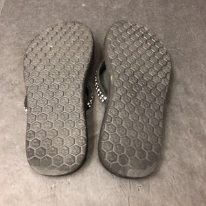 Girls Rhinestone Flip Flops
