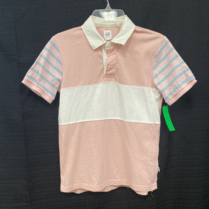 Striped Polo Top