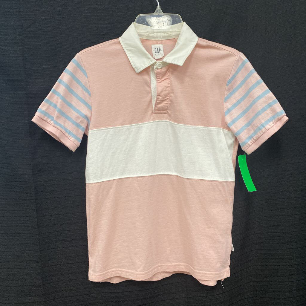 Striped Polo Top