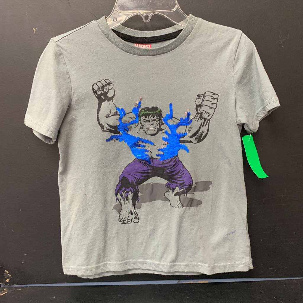 Reverse Sequin Hulk Shirt