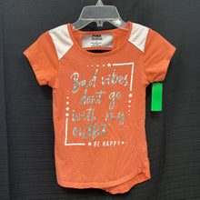Load image into Gallery viewer, &quot;bad vibes don&#39;t go with my outfit&quot; top (Pink Athletics)
