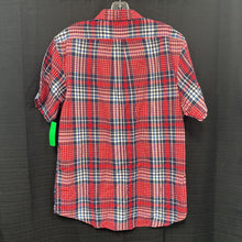 Load image into Gallery viewer, Plaid button down shirt
