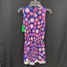 Load image into Gallery viewer, Flower lace romper
