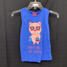 Load image into Gallery viewer, "Shopping is my cardio" pig top
