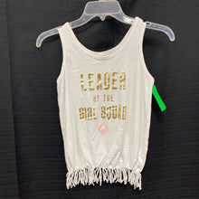 Load image into Gallery viewer, "Leader of the girl squad" frill top
