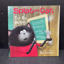 Load image into Gallery viewer, The Big Helper (splat the cat)-paperback character

