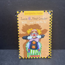 Load image into Gallery viewer, Boo...and I MEAN It (Junie B., First Grader) (Barbara Park) (Holiday: Halloween, Season: Fall) -series paperback
