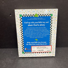 Load image into Gallery viewer, Little Boys Bible Storybook for Mothers and Sons (Carolyn Larsen) (White Cover) -religion hardcover
