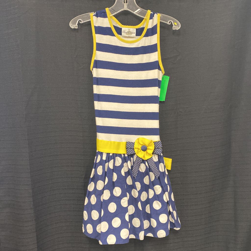 Striped dotted dress