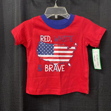 Load image into Gallery viewer, "red, white, &amp; brave" USA tshirt
