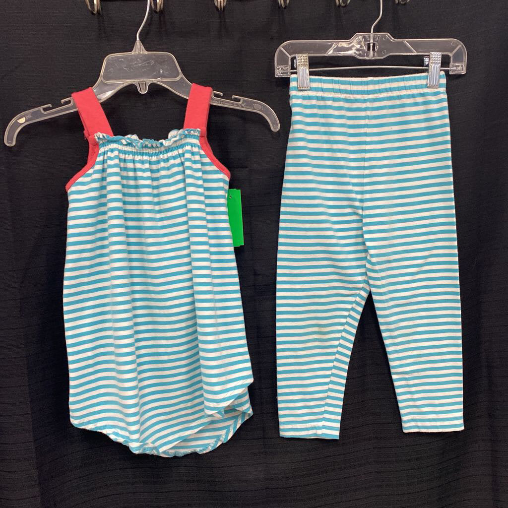 2pc Striped Outfit