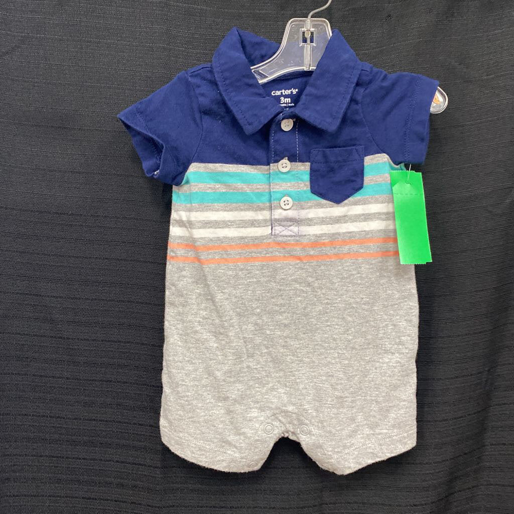 stripe collar outfit