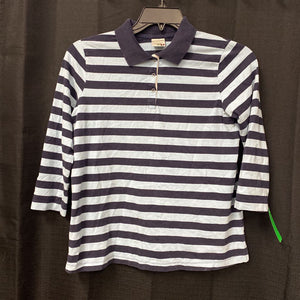 Striped Polo Top