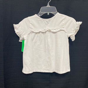 Ruffle Trim Top