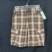 Load image into Gallery viewer, Plaid Cargo Shorts
