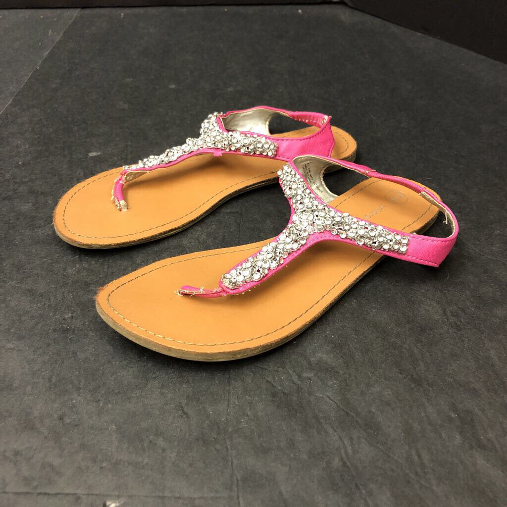 Girls Rhinestone Sandals
