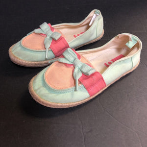 Girls Bow Slip On Shoes