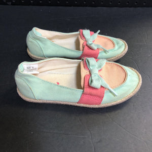 Girls Bow Slip On Shoes