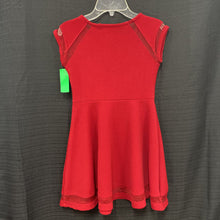 Load image into Gallery viewer, Girls Sheer Trim Dress
