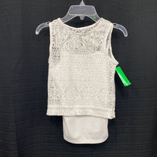 Load image into Gallery viewer, Lace Fringe Tank Top
