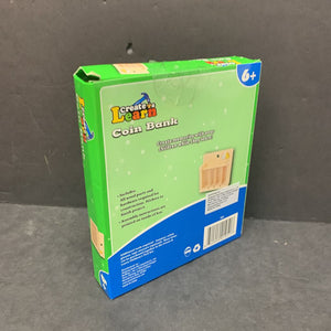 Wooden Coin Bank Kit (NEW) (Create & Learn)