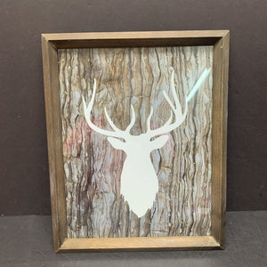 Buck Framed wall plaque