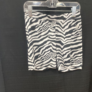 Zebra Print Athletic Shorts