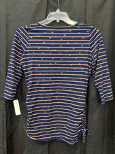 Load image into Gallery viewer, Striped Polka Dot Top
