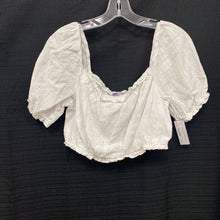 Load image into Gallery viewer, Cropped Ruffle Hem Top
