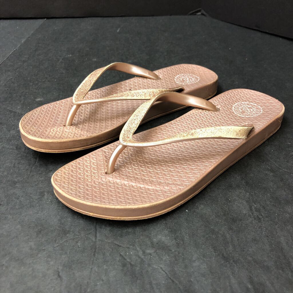 Girls Sparkly Flip Flops