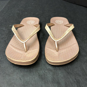 Girls Sparkly Flip Flops