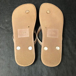 Girls Sparkly Flip Flops