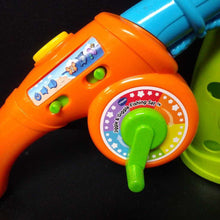 Load image into Gallery viewer, Jiggle &amp; Giggle Fishing Set Fishing Pole w/Basket &amp; Sea Creatures Battery Operated
