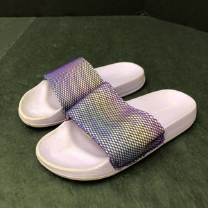 Girls Sparkly Slide On Shoes (Watelves)
