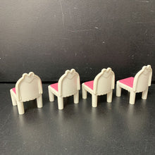 Load image into Gallery viewer, 4pk Doll House Chairs
