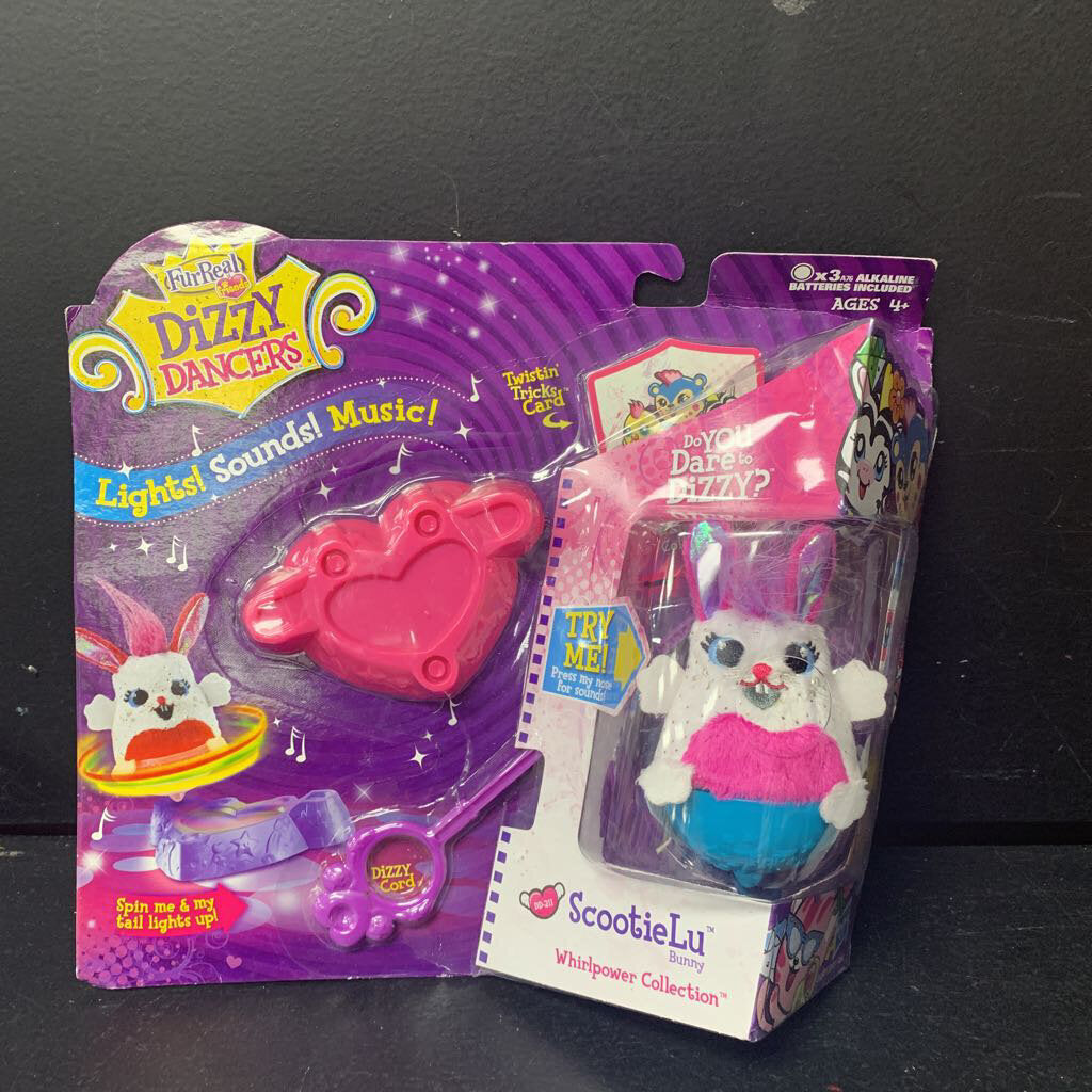 Dizzy Dancers ScootieLu Bunny Battery Operated (NEW)
