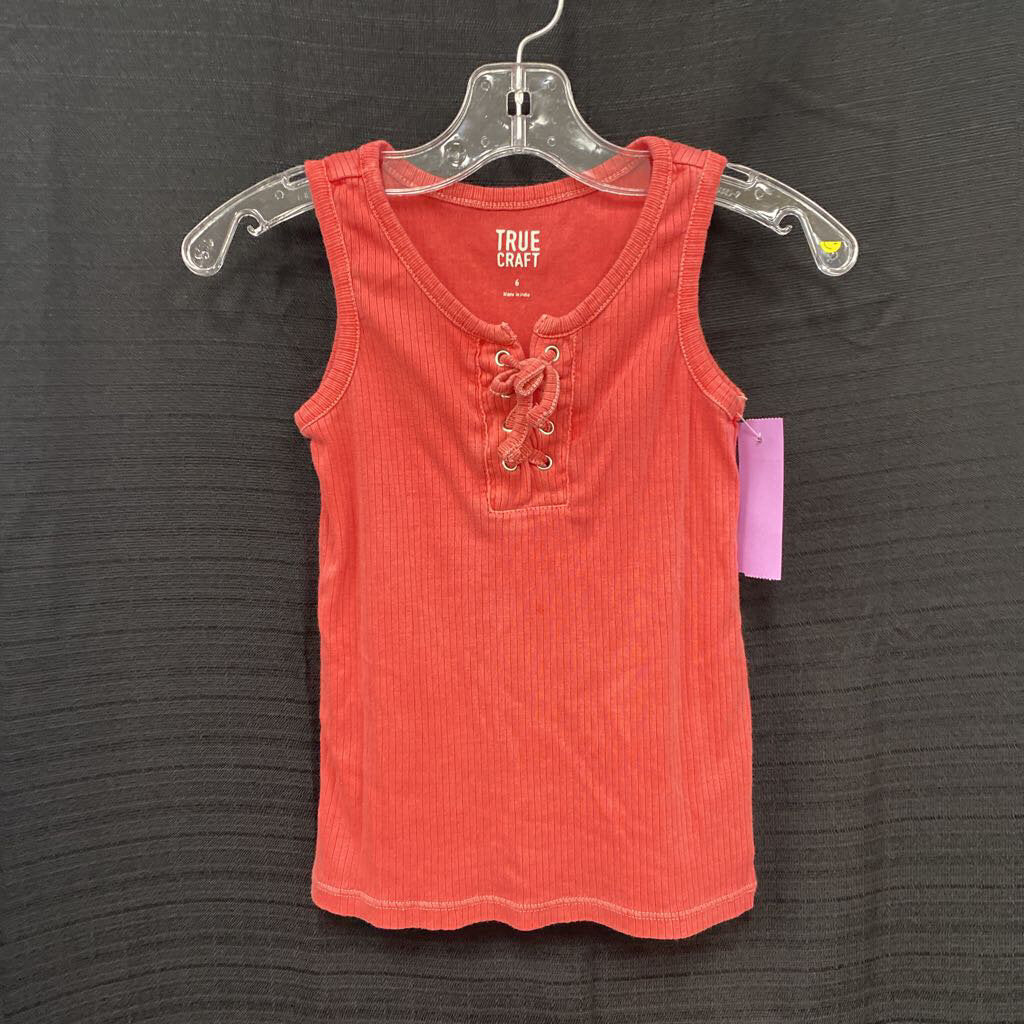 Lace Up Tank Top