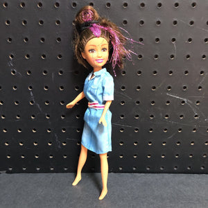 Doll in Denim Dress